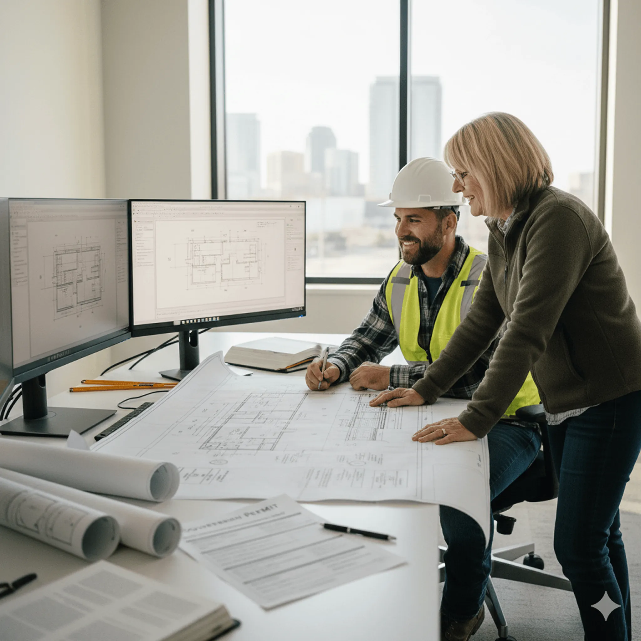 Engineered steel building plans and permit documents prepared by Homestead Steel for local code compliance